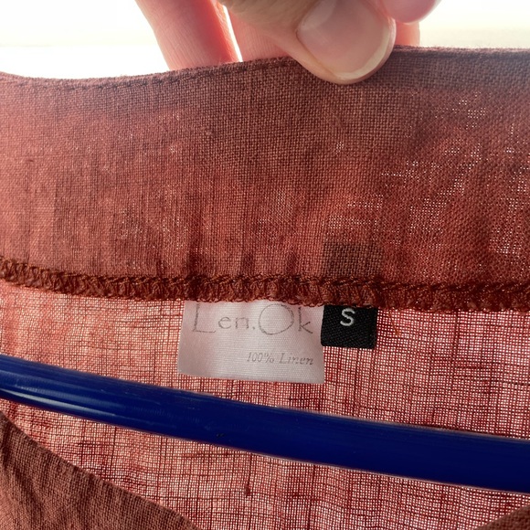 Linen smock dress - Picture 5 of 7